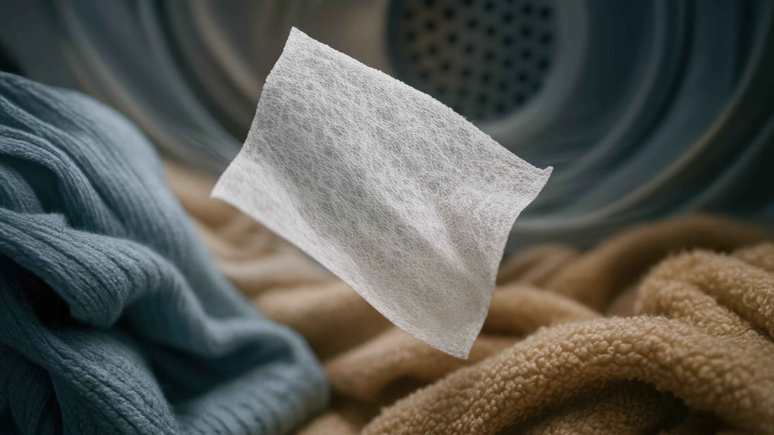 Dryer sheet inside laundry