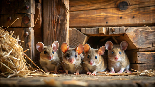 Group of four mice