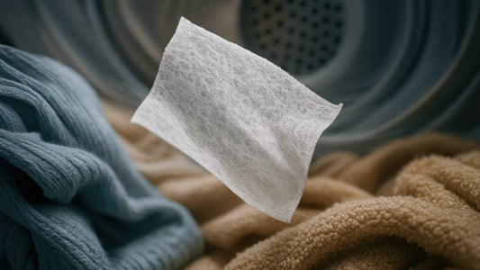 Dryer sheet inside laundry