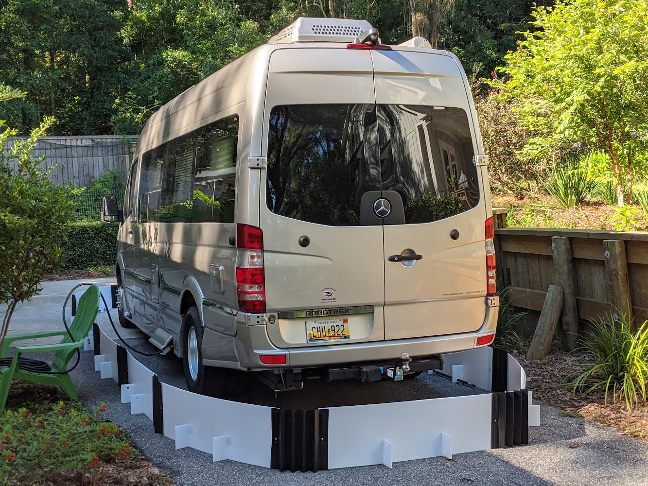 Box-Kat mouse barrier protecting a sprinter van